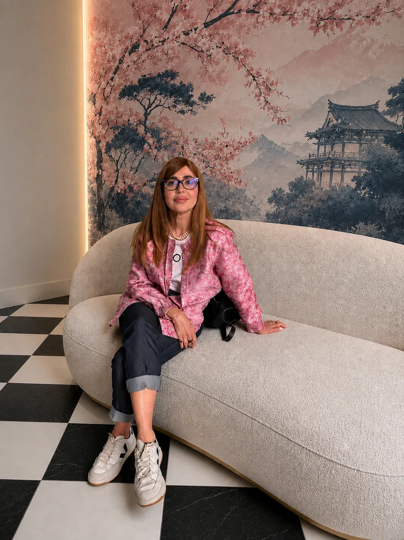 Ritratto di Silvia Gibertoni, Creative Director di Stoneform e Brianform